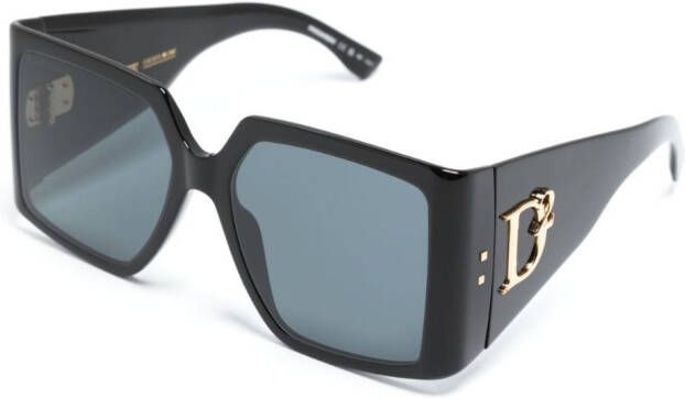 Dsquared2 Eyewear Zonnebril met oversized montuur Zwart