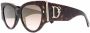 Dsquared2 Eyewear Hype zonnebril met logoplakkaat Bruin - Thumbnail 2