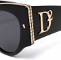 Dsquared2 Eyewear Hype zonnebril met logoplakkaat Zwart - Thumbnail 3