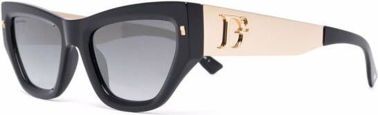 Dsquared2 Eyewear Hype zonnebril met logoplakkaat Zwart