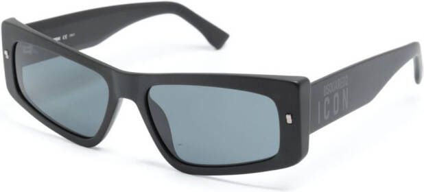 Dsquared2 Eyewear Zonnebril met rechthoekig montuur Zwart