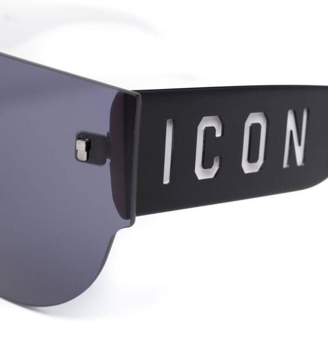 Dsquared2 Eyewear Icon zonnebril met piloten montuur Zwart