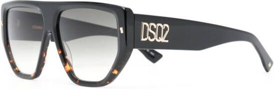 Dsquared2 Eyewear Zonnebril met logoprint Zwart