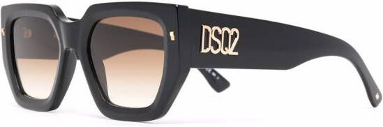 DSQUARED2 EYEWEAR Zonnebril met oversized montuur Zwart