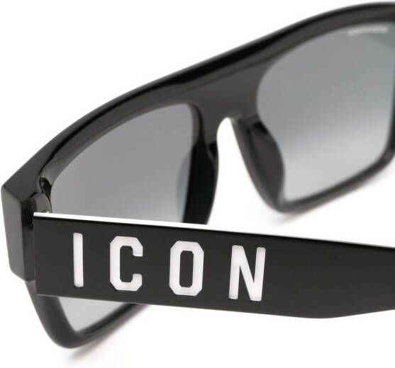 DSQUARED2 EYEWEAR Zonnebril met rechthoekig montuur Zwart