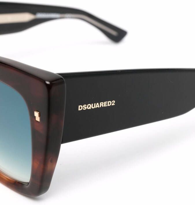 Dsquared2 Eyewear Zonnebril met vierkant montuur Bruin