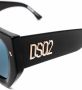 Dsquared2 Eyewear Zonnebril met vierkant montuur Zwart - Thumbnail 3