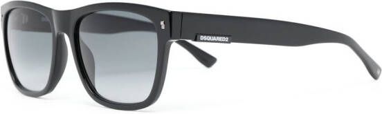 Dsquared2 Eyewear Zonnebril met vierkant montuur Zwart