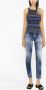 Dsquared2 faded cropped skinny jeans Blauw - Thumbnail 2