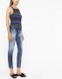 Dsquared2 faded cropped skinny jeans Blauw - Thumbnail 3