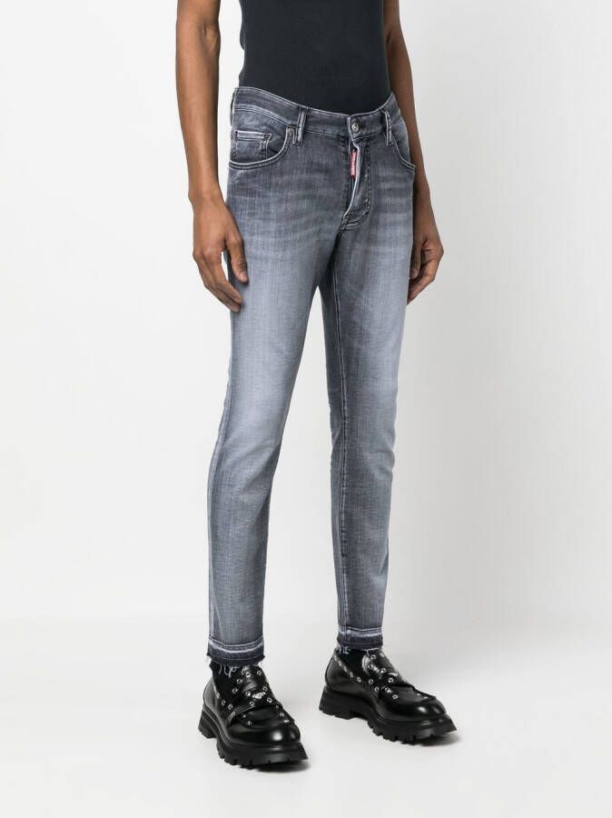 Dsquared2 faded skinny jeans Grijs
