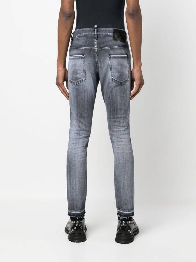 Dsquared2 faded skinny jeans Grijs