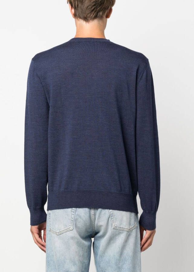 DSQUARED2 Trui met esdoornblad-patroon Blauw