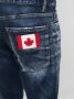 Dsquared2 flag patch slim-fit jeans Blauw - Thumbnail 5
