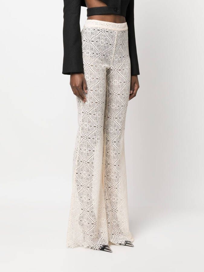 DSQUARED2 Flared broek Beige