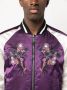 DSQUARED2 Bomberjack met geborduurde bloemen Paars - Thumbnail 5
