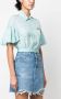 Dsquared2 Cropped blouse Blauw - Thumbnail 3