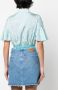 Dsquared2 Cropped blouse Blauw - Thumbnail 4