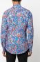 Dsquared2 Overhemd met bloemenprint Blauw - Thumbnail 4