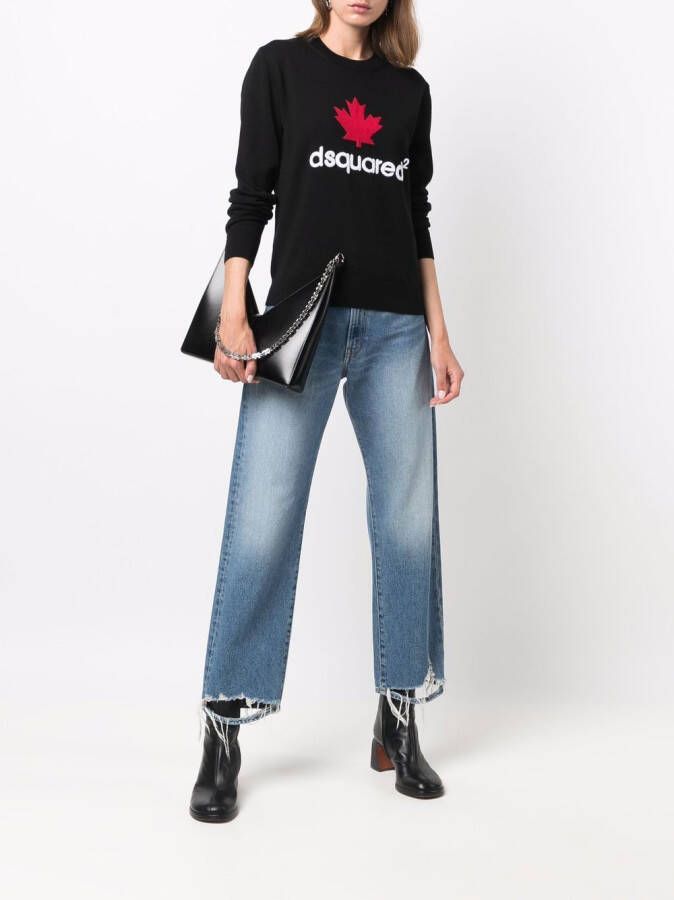 DSQUARED2 Gebreide trui Zwart
