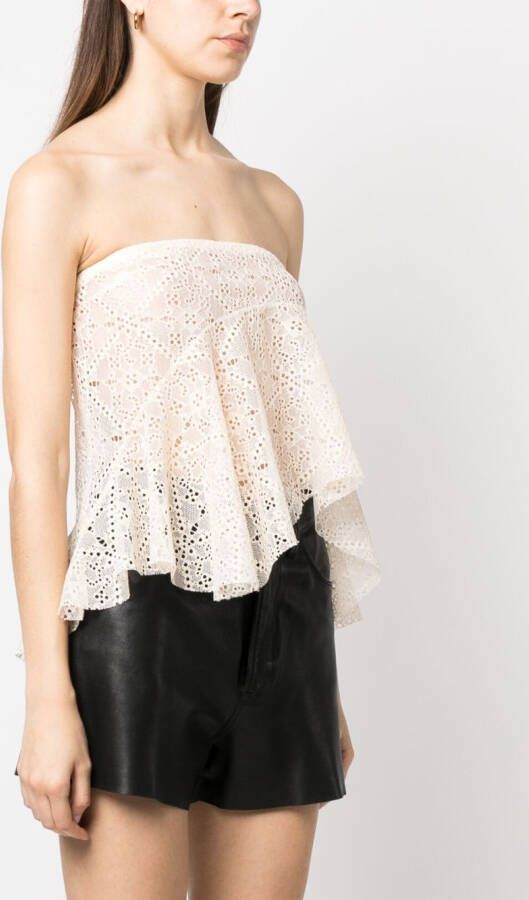 DSQUARED2 Gedrapeerde top Beige