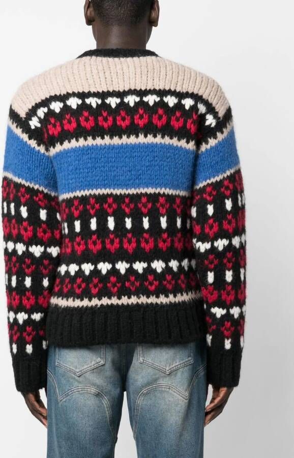 DSQUARED2 Gehaakte trui Zwart