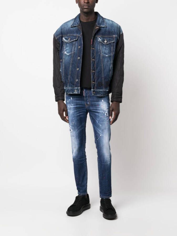 DSQUARED2 Gerafelde jeans Blauw