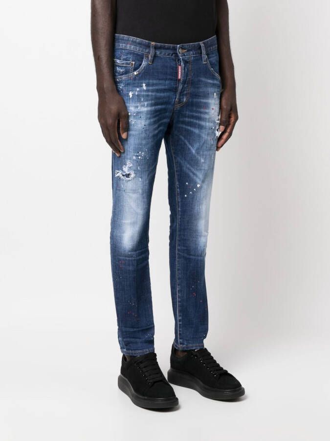DSQUARED2 Gerafelde jeans Blauw