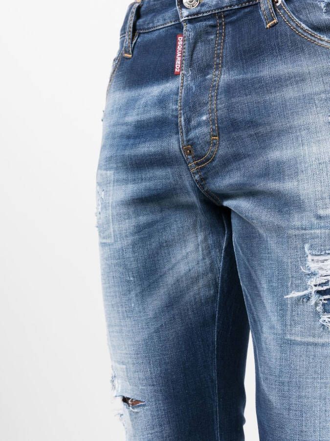 DSQUARED2 Gerafelde jeans Blauw