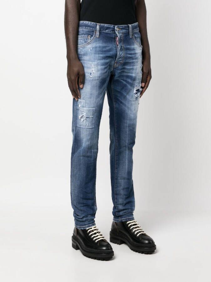 DSQUARED2 Gerafelde jeans Blauw