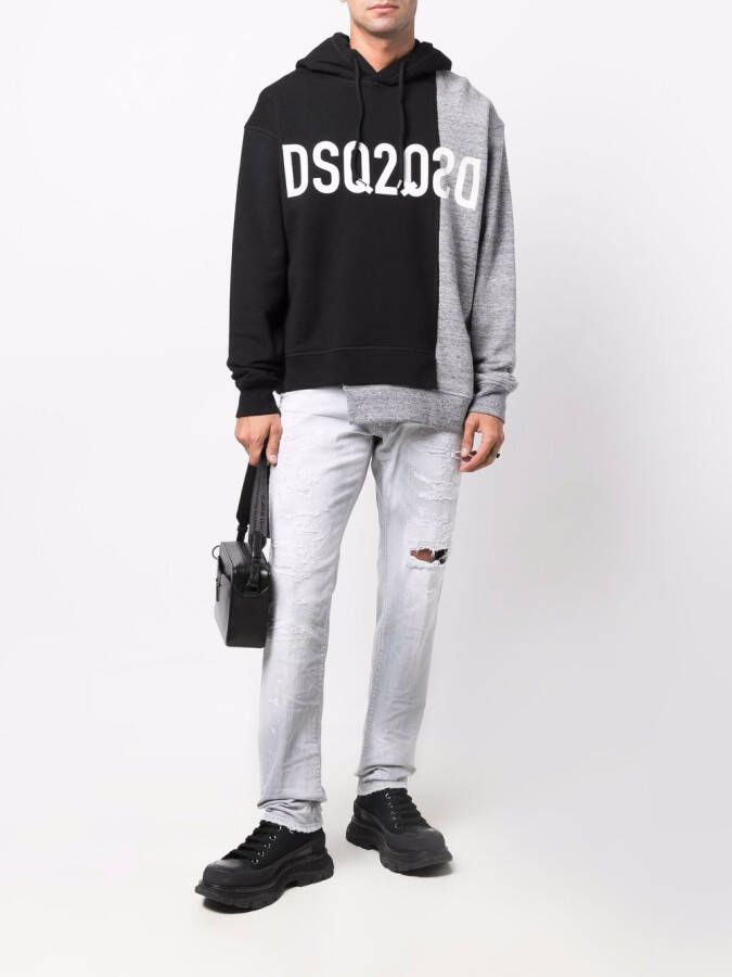 DSQUARED2 Gerafelde jeans Grijs