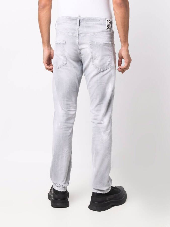 DSQUARED2 Gerafelde jeans Grijs