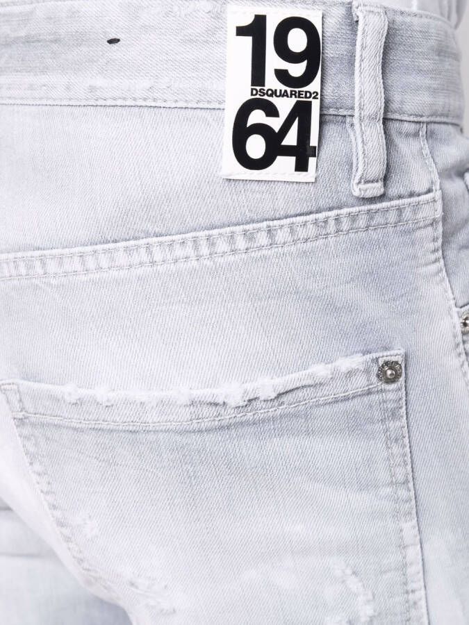 DSQUARED2 Gerafelde jeans Grijs