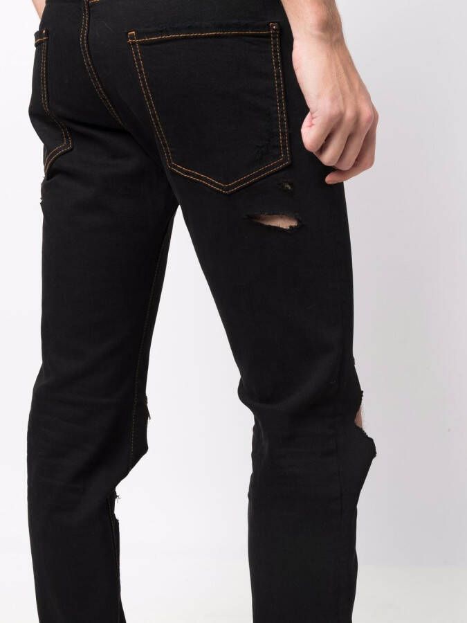 DSQUARED2 Gerafelde jeans Zwart