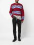 DSQUARED2 Gerafelde trui Rood - Thumbnail 2