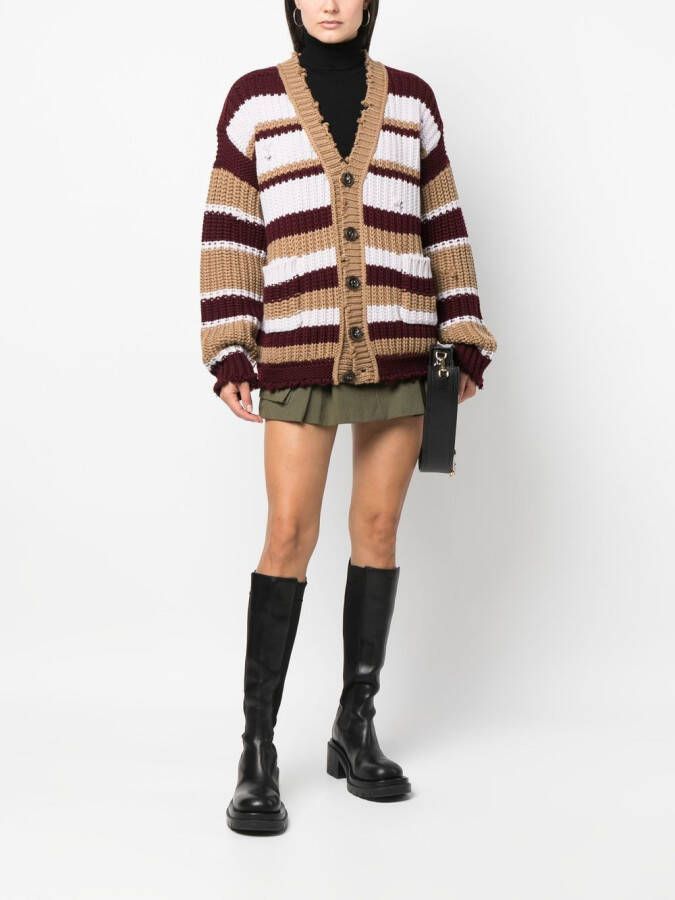 DSQUARED2 Gestreept vest Bruin