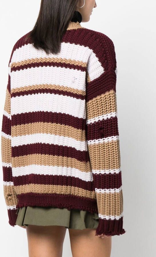 DSQUARED2 Gestreept vest Bruin