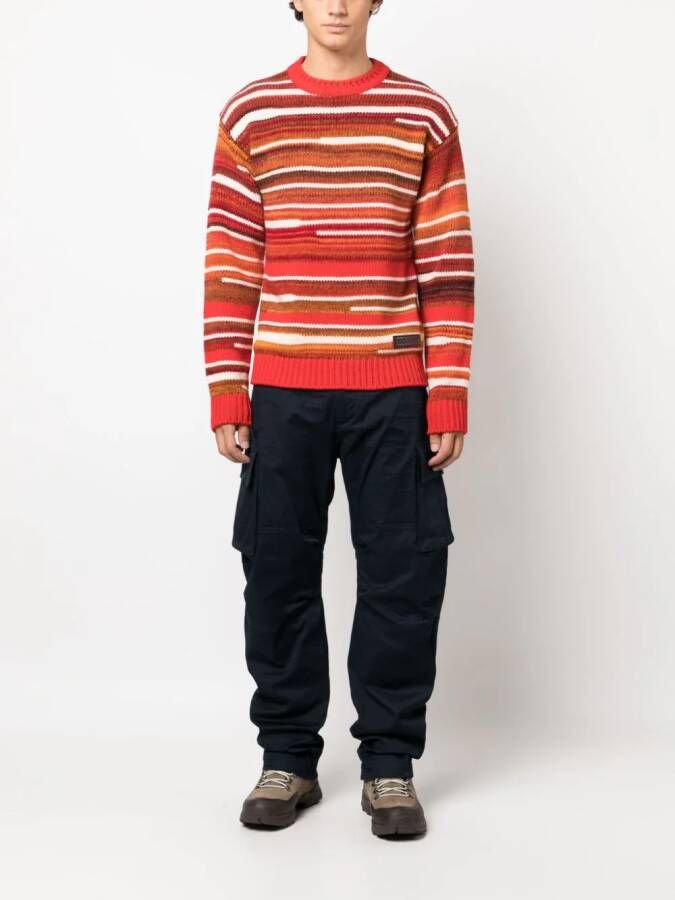 DSQUARED2 Gestreepte trui Rood