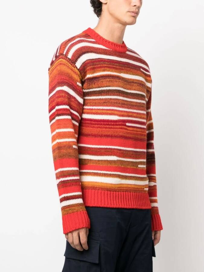 DSQUARED2 Gestreepte trui Rood