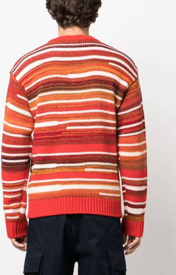 DSQUARED2 Gestreepte trui Rood