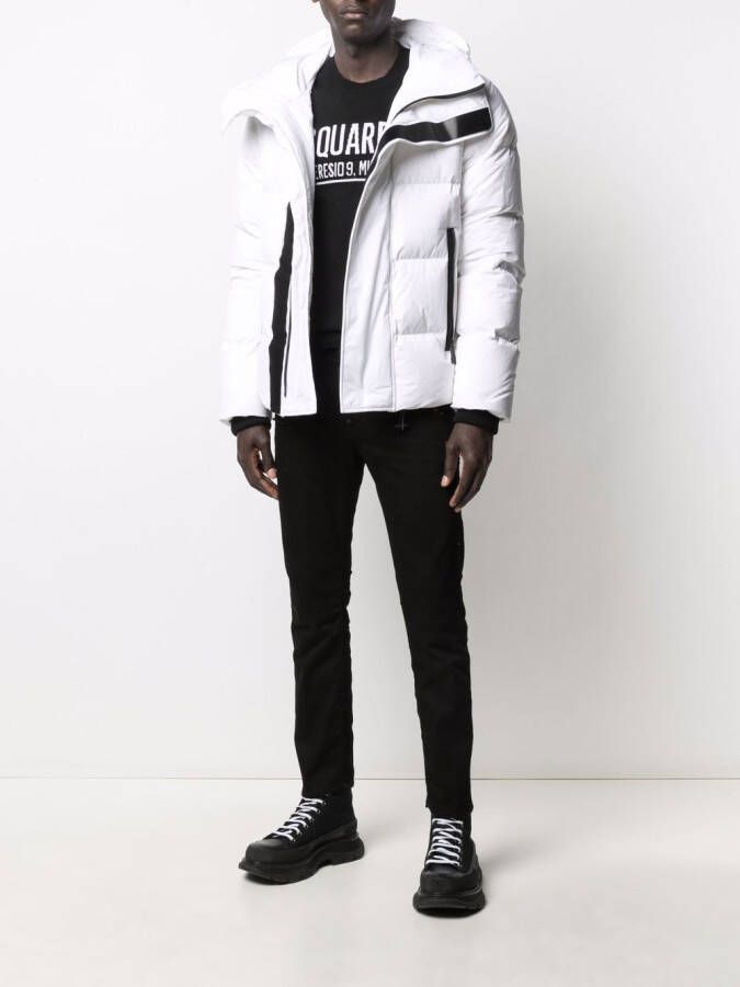 DSQUARED2 Road Man donsjack Wit