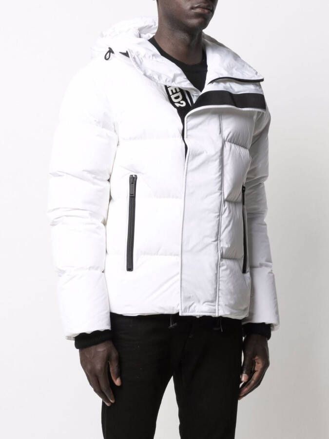 DSQUARED2 Road Man donsjack Wit