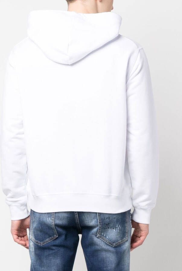 DSQUARED2 Hoodie met print Wit