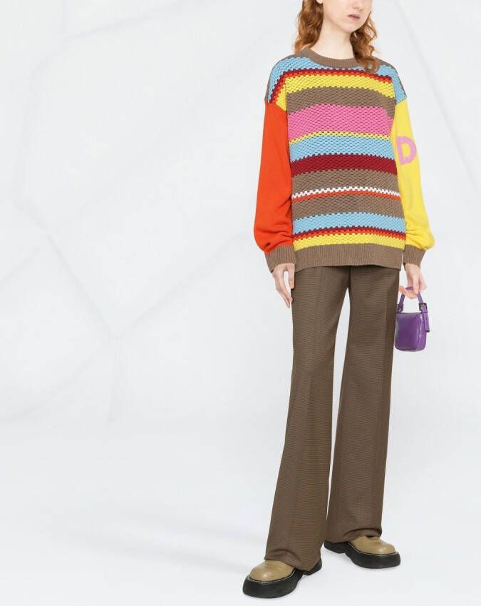 DSQUARED2 Grofgebreide trui Bruin