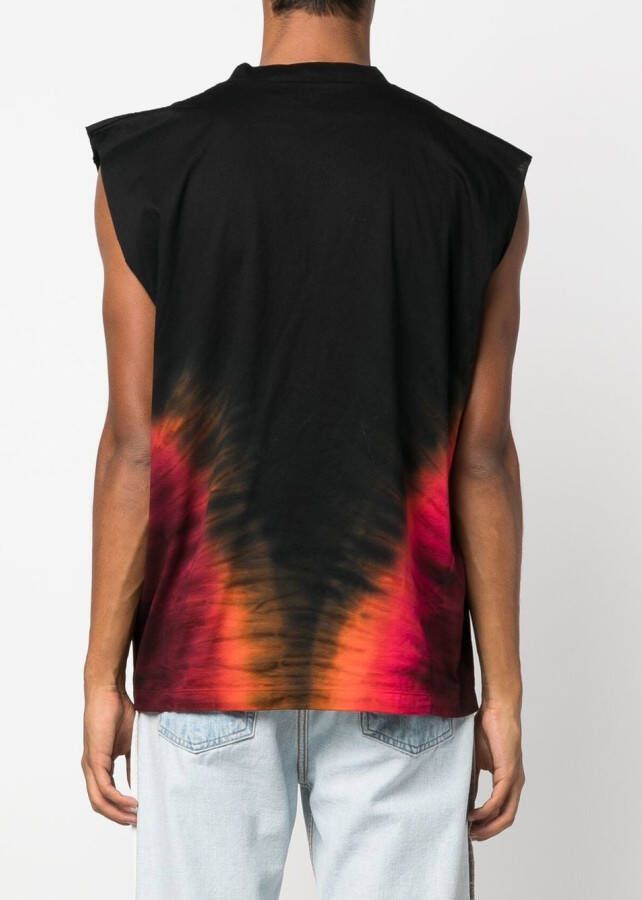 DSQUARED2 Hemd met tie-dye print Zwart