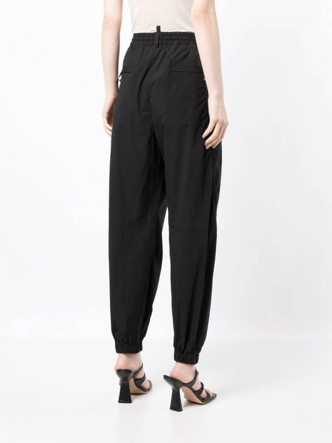 DSQUARED2 High waist broek Zwart