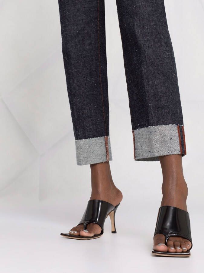 DSQUARED2 High waist jeans Blauw