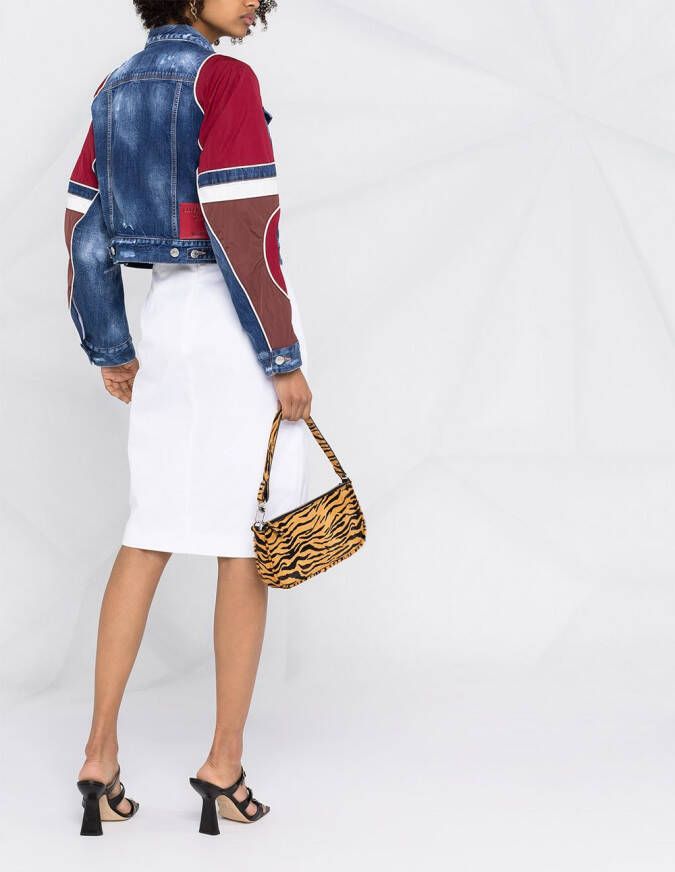 DSQUARED2 High waist rok Wit