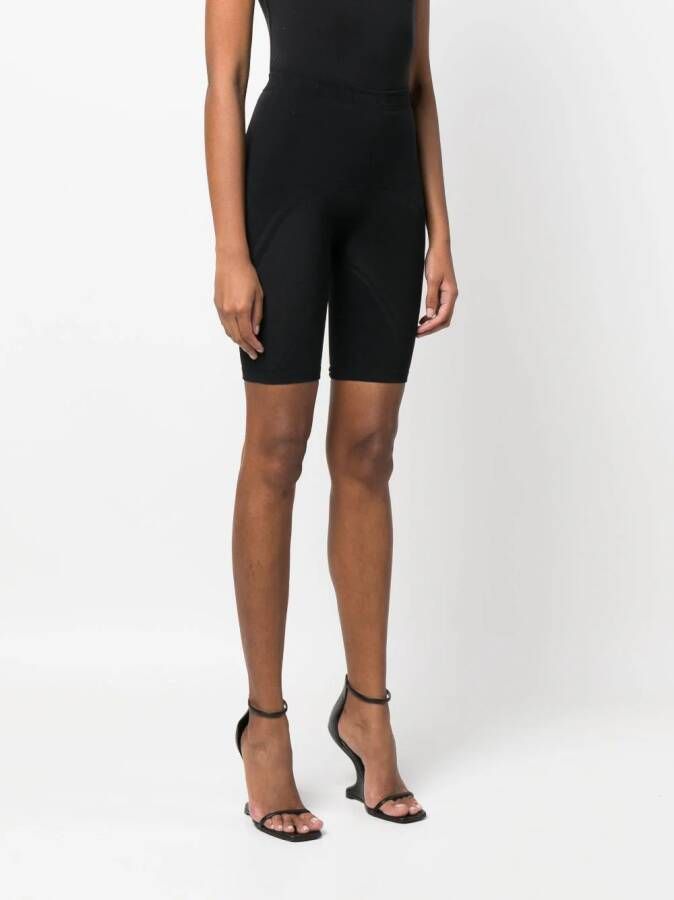 DSQUARED2 High waist shorts Zwart