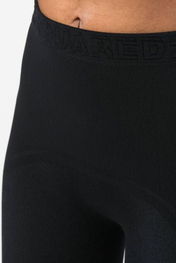 DSQUARED2 High waist shorts Zwart